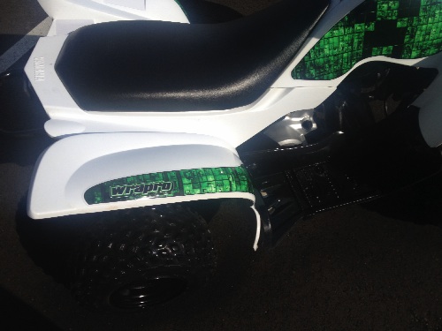Minecraft ATV Wrap