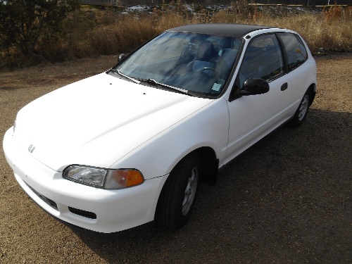 Honda Civic Flat White - Matte Black Honda Civic Flat White - Matte Black
