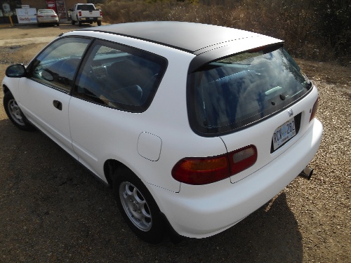 Honda Civic Flat White - Matte Black Honda Civic Flat White - Matte Black